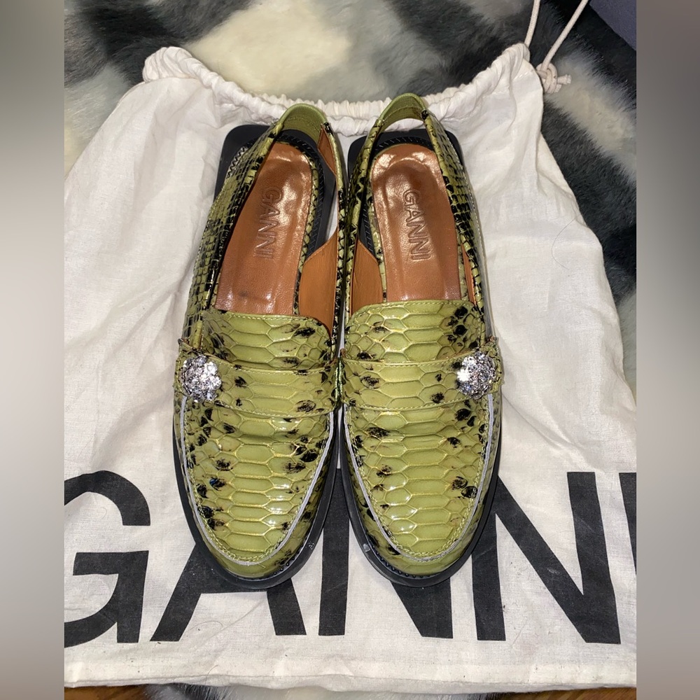 GANNI LOAFERS SIZE 38